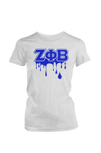 Load image into Gallery viewer, Zeta Phi Beta Drip Collection T-Shirts
