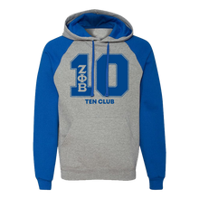 Load image into Gallery viewer, Zeta Phi Beta Royal/Grey Nu-blend Line Hoodie
