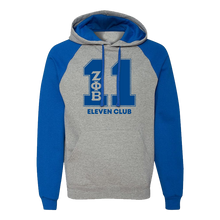 Load image into Gallery viewer, Zeta Phi Beta Royal/Grey Nu-blend Line Hoodie
