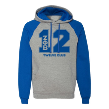 Load image into Gallery viewer, Zeta Phi Beta Royal/Grey Nu-blend Line Hoodie
