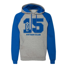 Load image into Gallery viewer, Zeta Phi Beta Royal/Grey Nu-blend Line Hoodie
