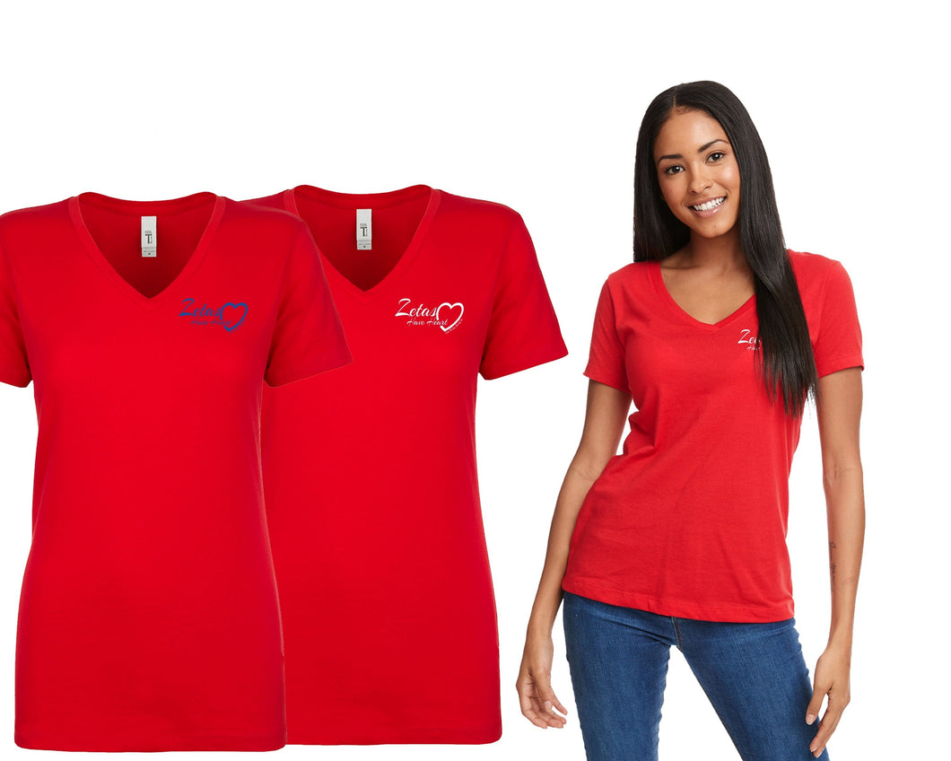 Official Red Zetas Have Heart T-Shirts