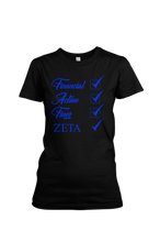 Load image into Gallery viewer, Zeta Phi Beta Financial T-shirt
