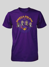 Load image into Gallery viewer, Omega Psi Phi Founders Gold Text T-Shirt

