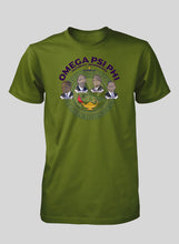 Cargar imagen en el visor de la galería, Omega Psi Phi Founders Gold Text T-Shirt
