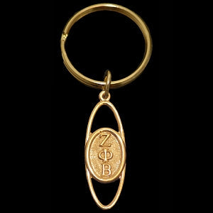 Zeta Phi Beta Tear Drop Key Chain