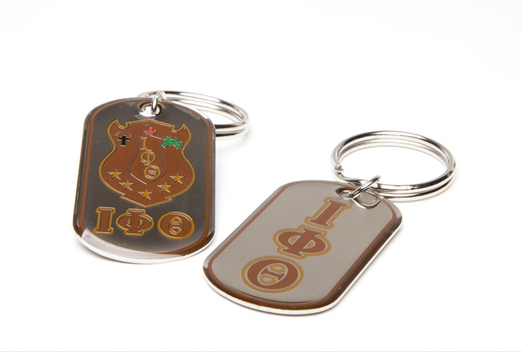 Iota Phi Theta Dog-Tag Key Ring