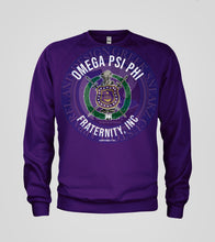 Load image into Gallery viewer, Omega Psi Phi Badge Long Sleeve T-Shirt
