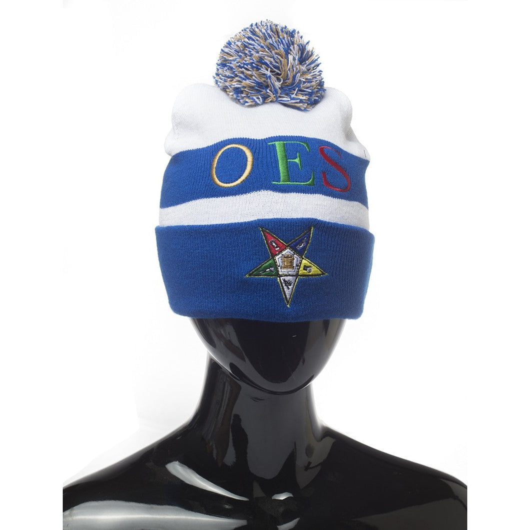 Order of Eastern Star beanie with shield in the front
