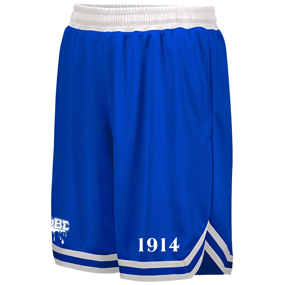 Phi Beta Sigma Drip 1914 Basketball Shorts