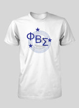 Cargar imagen en el visor de la galería, Phi Beta Sigma Galactica Letters T-Shirt
