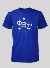 Cargar imagen en el visor de la galería, Phi Beta Sigma Galactica Letters T-Shirt
