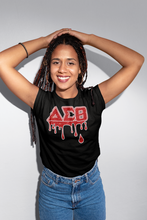 Load image into Gallery viewer, Delta Sigma Theta Glitter Drip T-Shirts
