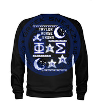 Load image into Gallery viewer, Phi Beta Sigma Ugly Sweater Long Sleeve T-shirt
